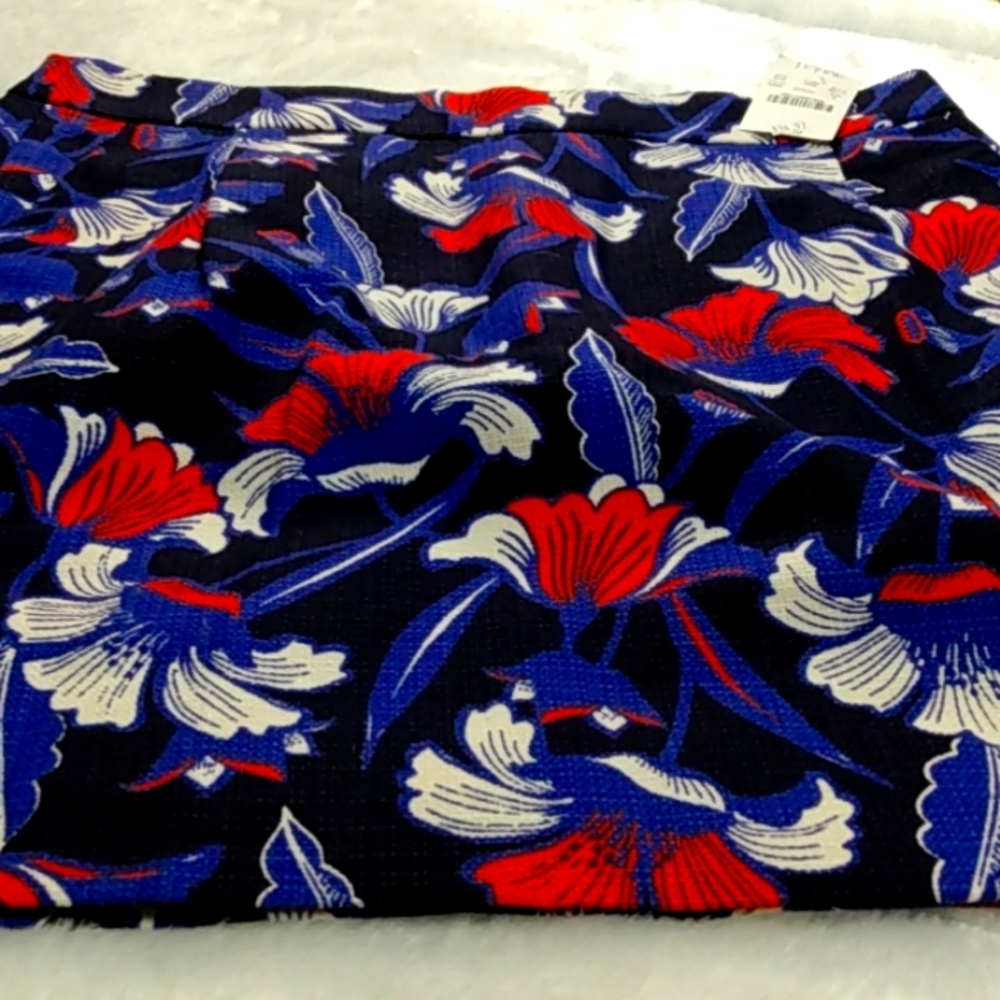 J.Crew floral Straight/Pencil Skirt New With tags